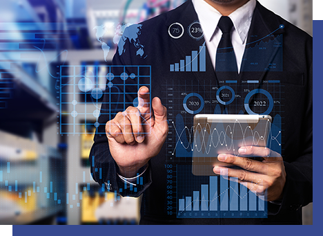 電子データをタブレットで扱う人